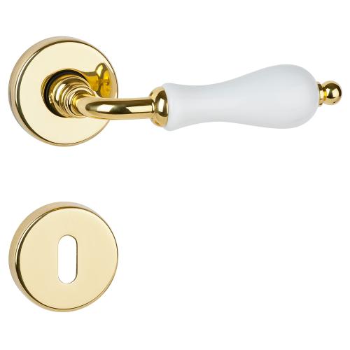 Artikelbild des Artikels “Appiano - 1038/2031-01PW Messing poliert/Porzellan weiß “