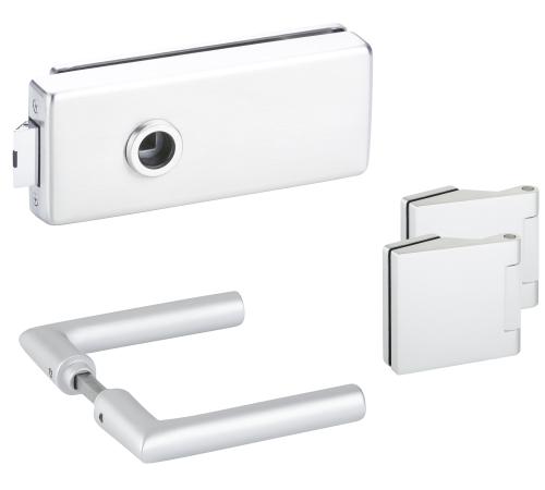 Artikelbild des Artikels “Glastürsets Serie 6080 GENOVA Aluminium silberfarben “