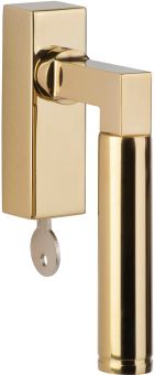 Fenstergriff Infinity PVD Messingfarben abschließbar /Produkte / abschließbares