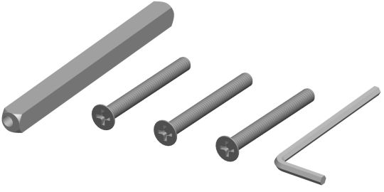 Montageset für Türstärke 94-106mm /Produkte / Schutzklasse ES2 /