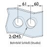  Artikelbild 4 des Artikels “Glastürschloß Serie ONE kantig “