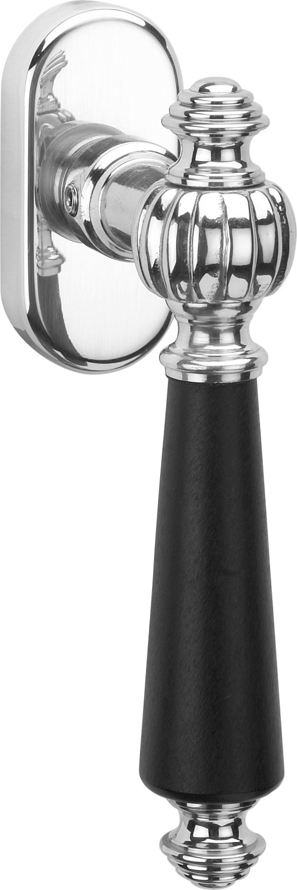  Artikelbild 1 des Artikels “Fenstergriff DK Versailles Glanznickel/schwarz 40 mm“