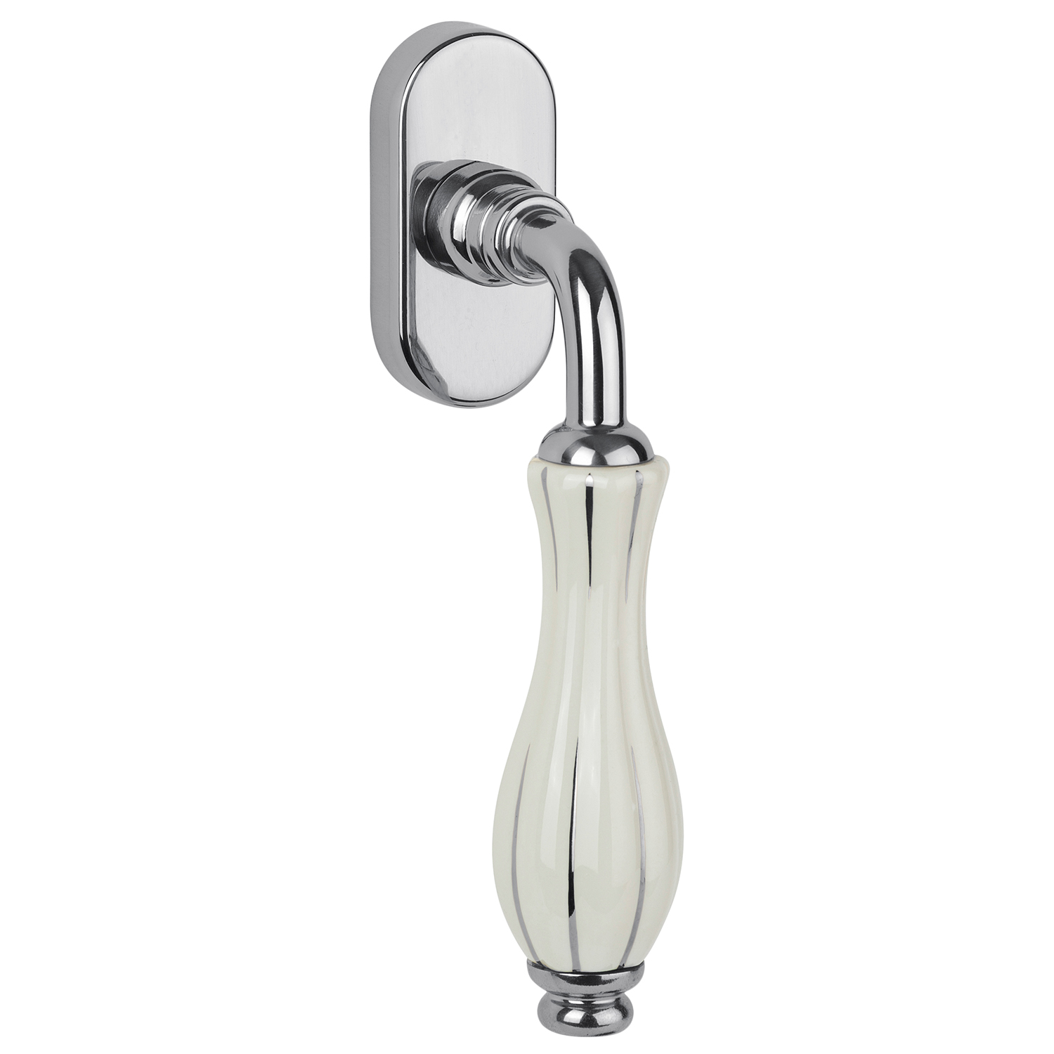  Artikelbild 1 des Artikels “Fenstergriff Lady glanzchrom/weiß silber “