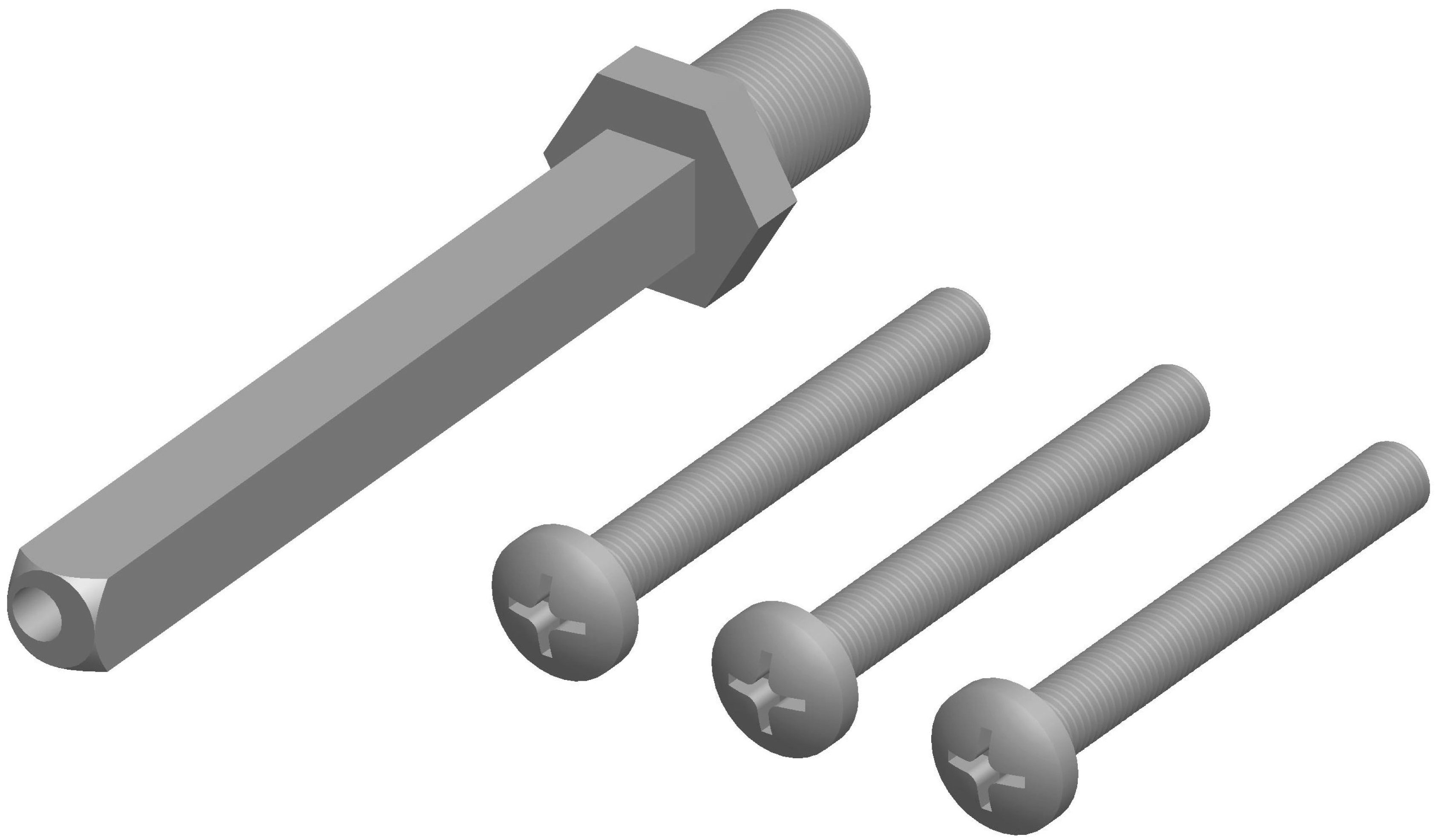  Artikelbild 1 des Artikels “Montageset für abweichende Türstärken zu Beschlag 2089 ES1 (EN2) TS 94-103 mm“