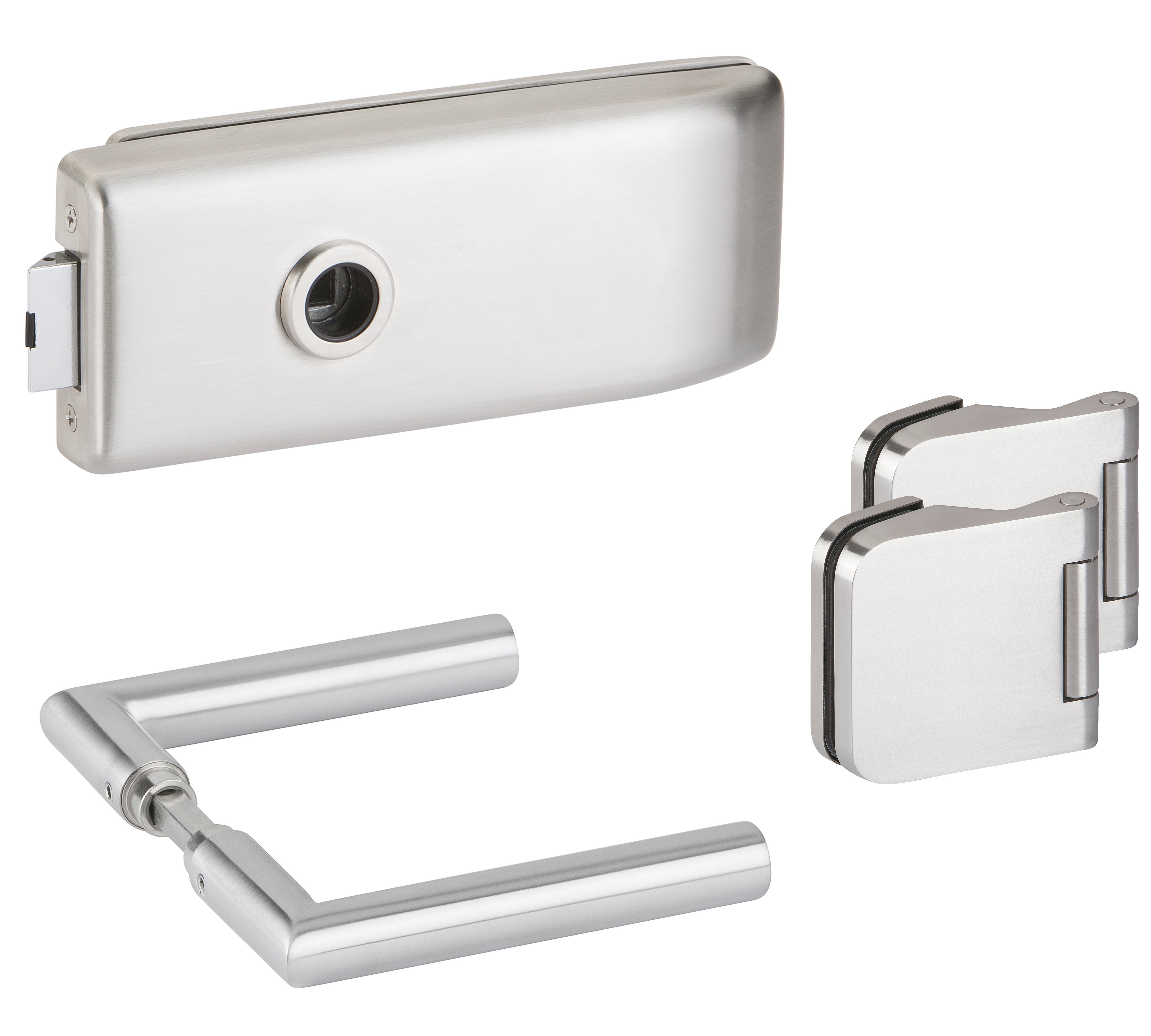  Artikelbild 1 des Artikels “Glastürsets Serie 6020 SIENA Aluminium silberfarben “