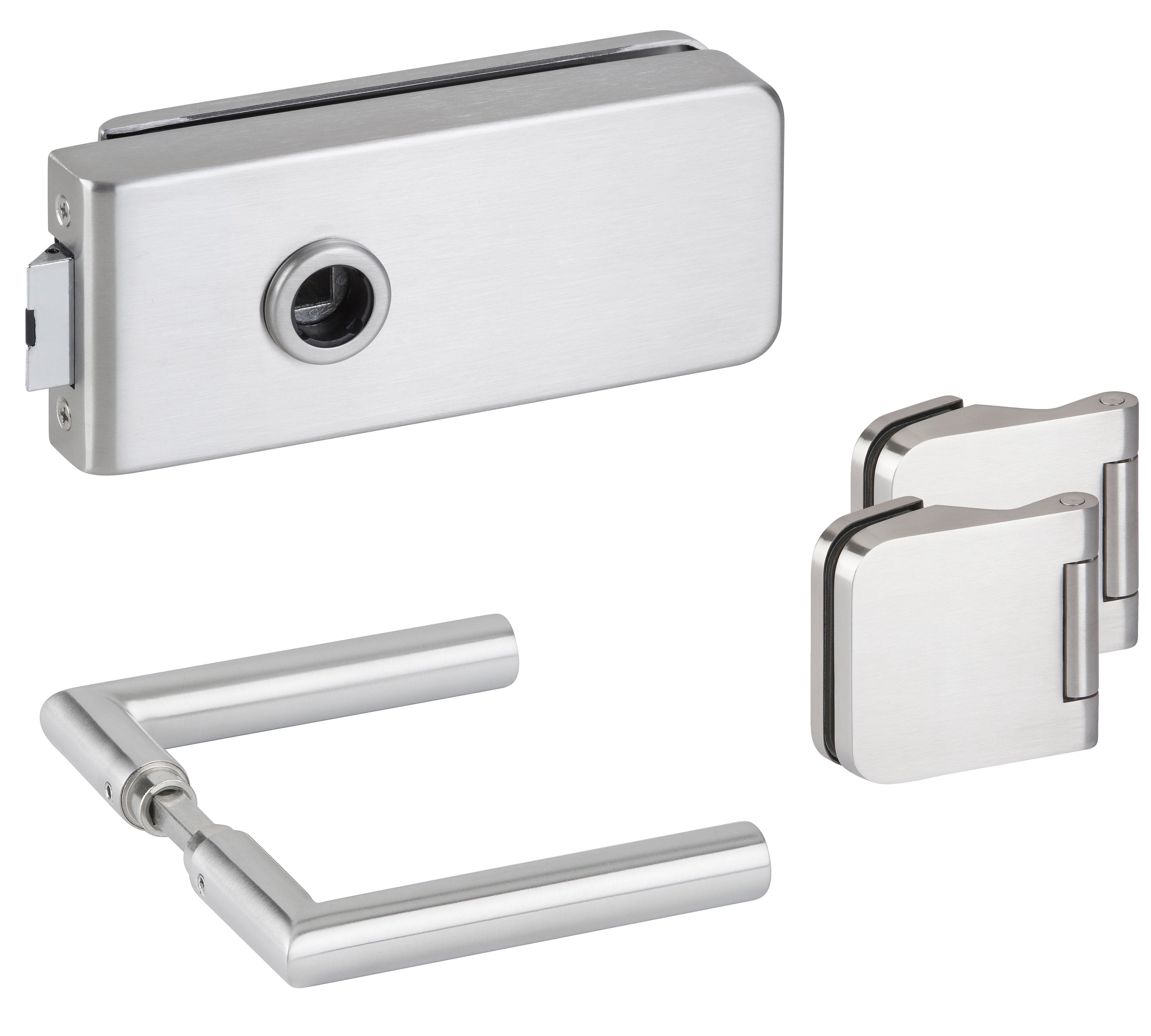  Artikelbild 1 des Artikels “Glastürsets Serie 6180 OLBIA Edelstahl(farben) matt “