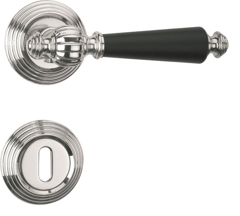  Artikelbild 1 des Artikels “ZT - Drückergarnitur Versailles Glanznickel/schwarz “