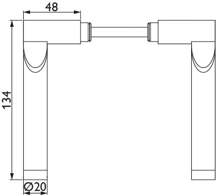  Artikelbild 12 des Artikels “Drückerpaar 1126 Vision II 1126 Vision II | Bicolor matt/poliert“