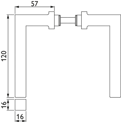  Artikelbild 12 des Artikels “Drückerpaar 1835 Square 1835 Square | Edelstahl matt“