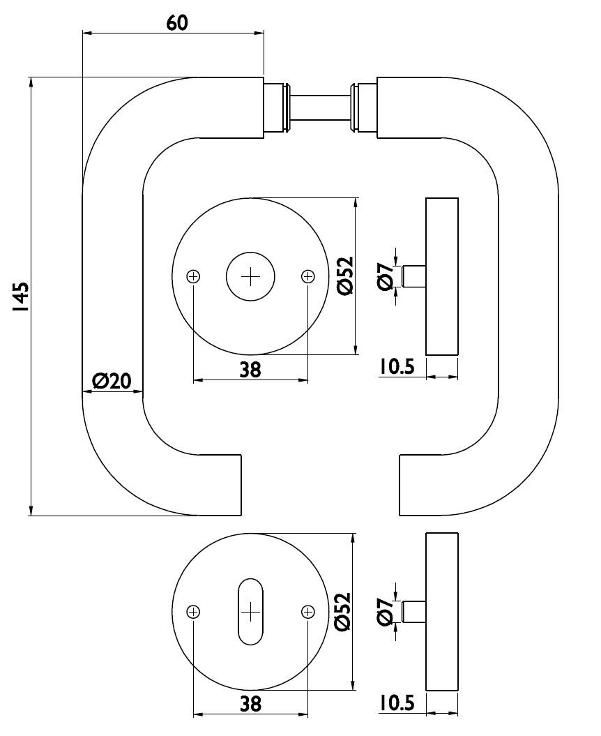  Artikelbild 2 des Artikels “Basic 01 - 1801/2036.K-60 Edelstahl matt “