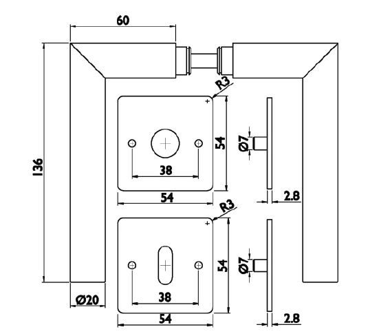 Artikelbild 2 des Artikels “Basic 02 - 1802/2611.FL-60 Edelstahl matt “