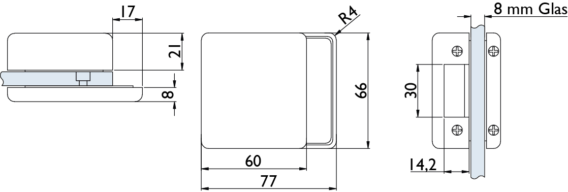  Artikelbild 2 des Artikels “Gegenkasten Genova Edelstahl matt Gegenkasten GKS | OHNE“