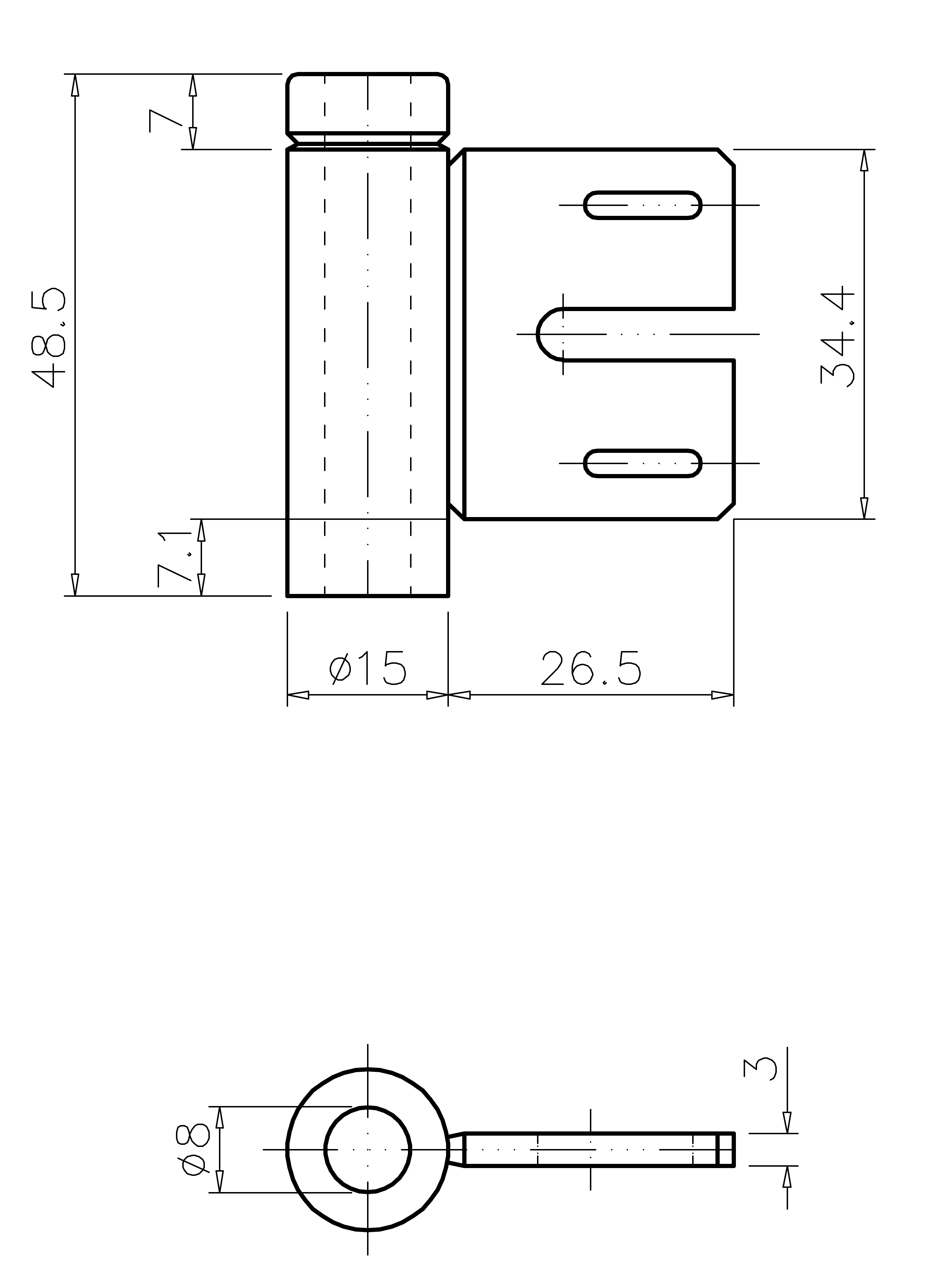 Artikelbild 2 des Artikels “Glastür-Rahmenteil KGL Stahl für 3tlg. Bänder (OFFICE) “