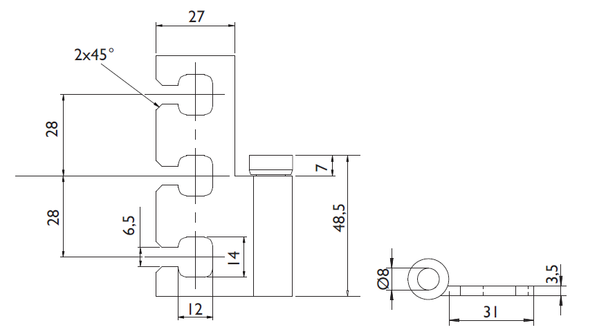  Artikelbild 2 des Artikels “Rahmenteile VX/KGL für 3tlg. Bänder (OFFICE) “