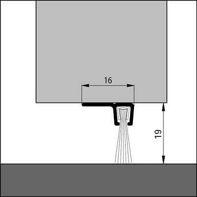  Artikelbild 2 des Artikels “Ellen Elton IBS 90-18 Türbodendichtung zum Schrauben 100cm mit Polypropylenbürste “