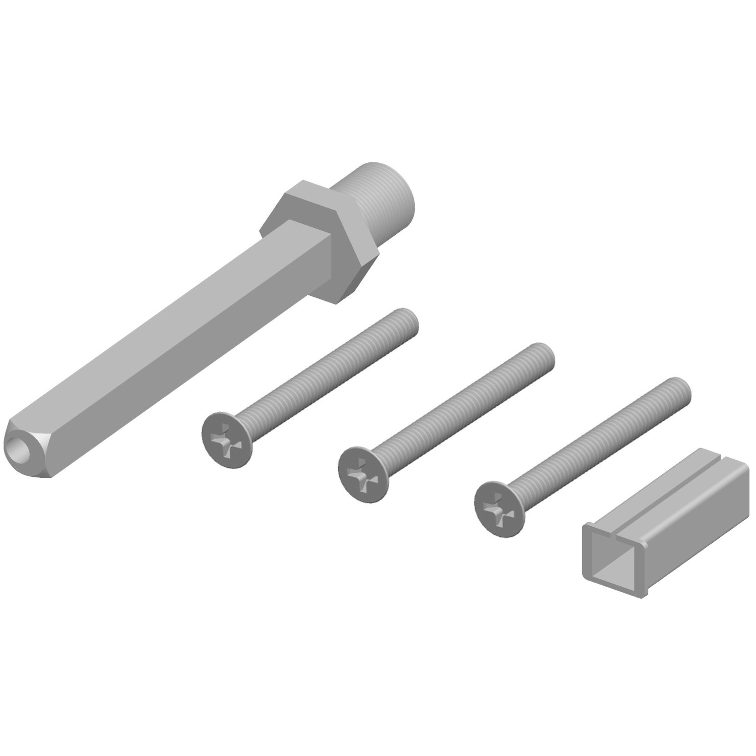  Artikelbild 3 des Artikels “Schutzwechselgarnitur Serie BASIC 01 Edelstahl matt, außen feststehender Knauf 92mm für Haustüren | MIT | außen Knopf feststehend“