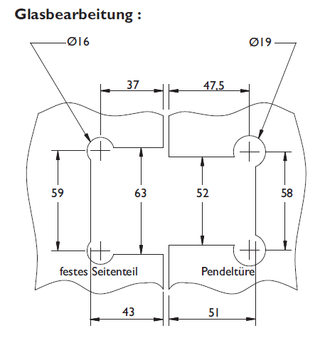 Artikelbild 3 des Artikels “Glas-Pendeltürband 6856 GG “