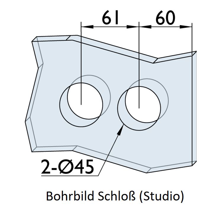  Artikelbild 4 des Artikels “Glastürschloß Serie ONE kantig “