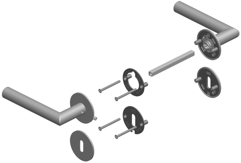  Artikelbild 5 des Artikels “Basic 02 - 1802/2636.FL/3221/3216.BAD-60 Edelstahl matt (BAD)“